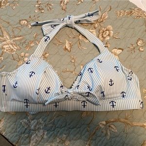 Nautical Bikini Top size:Medium